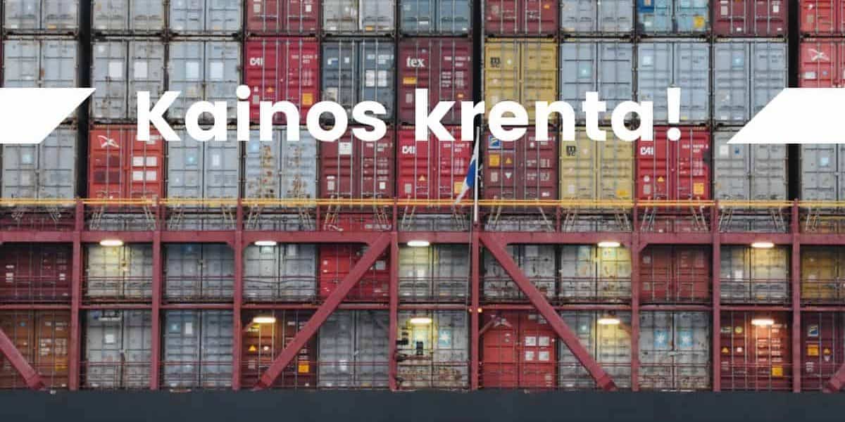 Naujienos: Konteinerių kainos iš Kinijos sparčiai krenta! Naujienos: Konteinerių kainos iš Kinijos sparčiai krenta!
